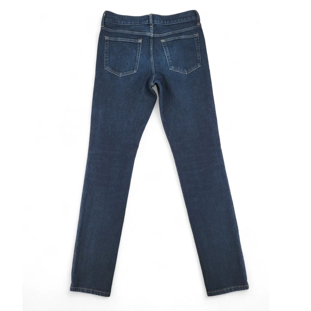 Everlane Mens Uniform Jeans 30x34 Slim‎ Fit Organic Cotton Stretch Dark Wash EUC